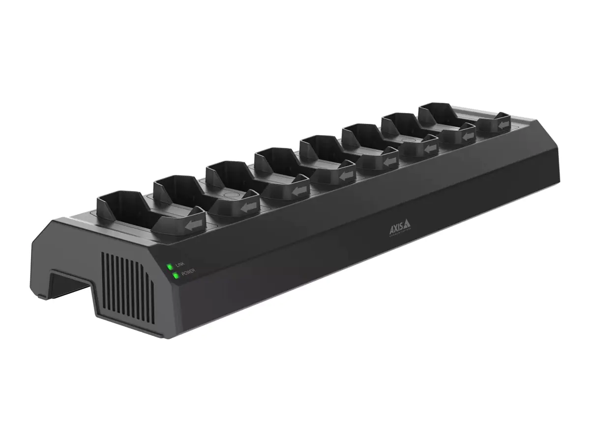 Axis W701 Mk II - Station zum Laden und Synchronisieren - 8-bay + AC-Netzteil - 120 Watt -