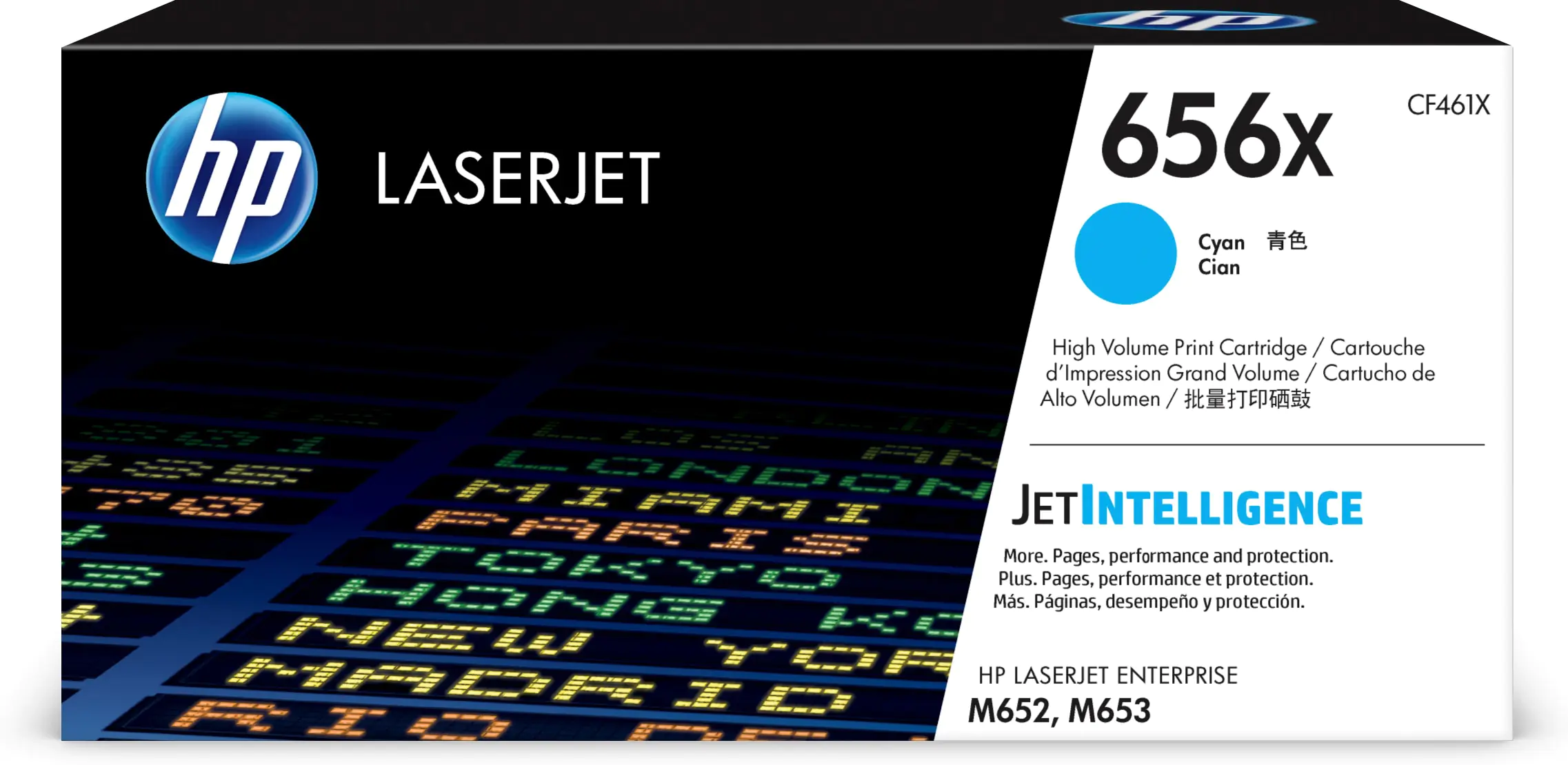 HP 656X - Hohe Ergiebigkeit - Magenta - Original - LaserJet - Tonerpatrone (CF463X) - für Color LaserJet Enterprise M652dn, M652n, M653dh, M653dn, M653x