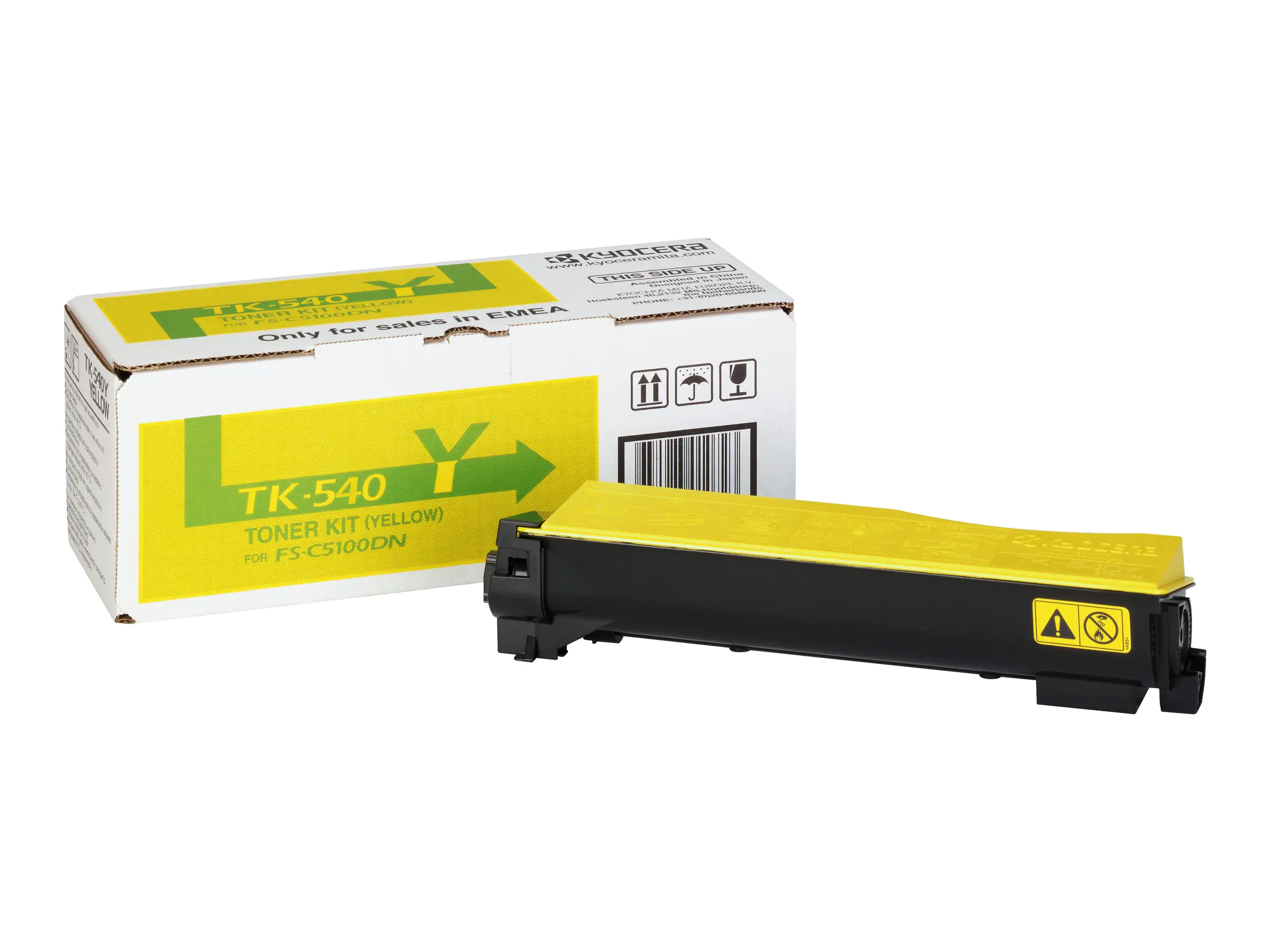 Kyocera TK 540Y - Gelb - Original - Tonerpatrone - für FS-C5100DN