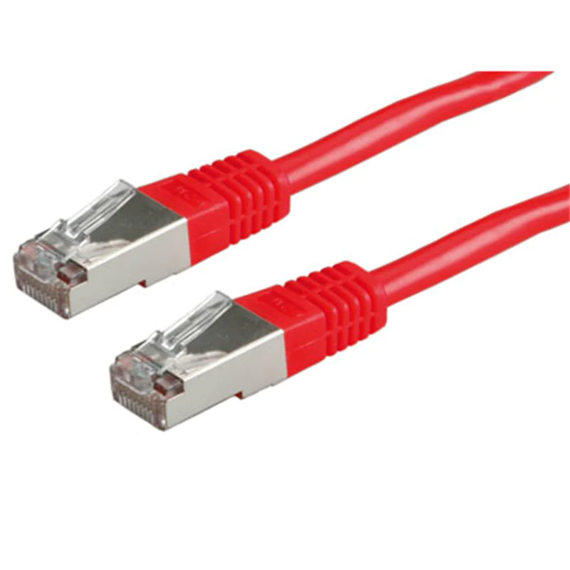 Roline - Patch-Kabel - RJ-45 (M) zu RJ-45 (M) - 2 m - FTP - CAT 5e - Rot Roline - Patch-Kabel - RJ-45 (M) zu RJ-45 (M) - 2 m - FTP - CAT 5e - Rot