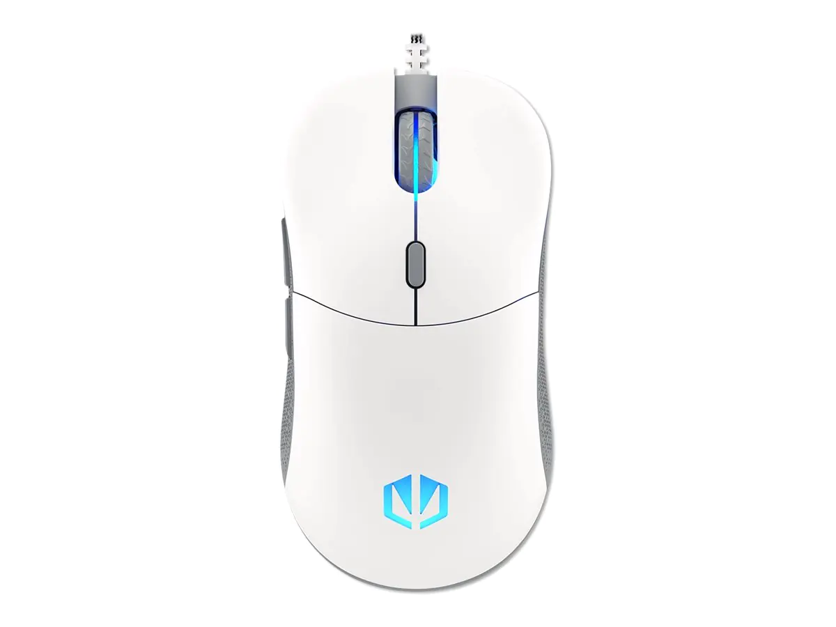 Endorfy GEM Onyx - Maus - optisch - 6 Tasten - kabelgebunden - USB-A - weiß - retail