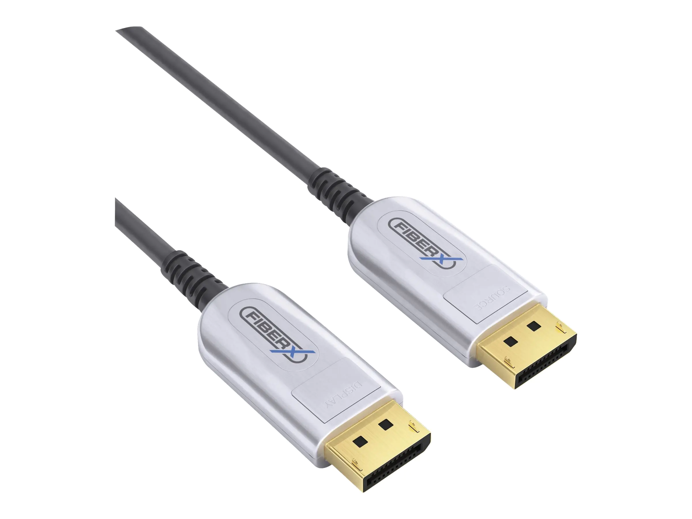 PureLink FiberX Series FX-I250 - DisplayPort-Kabel - DisplayPort (M) zu DisplayPort (M) - DisplayPort 1.2 - 20 m - rund, 4K Unterstützung - Schwarz