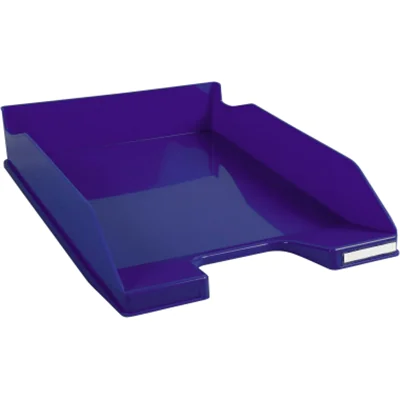 Exacompta Briefablage Combo Midi Bee Blue DIN A4, Überbreite Kunststoff, recycelt Farbe: navyblau