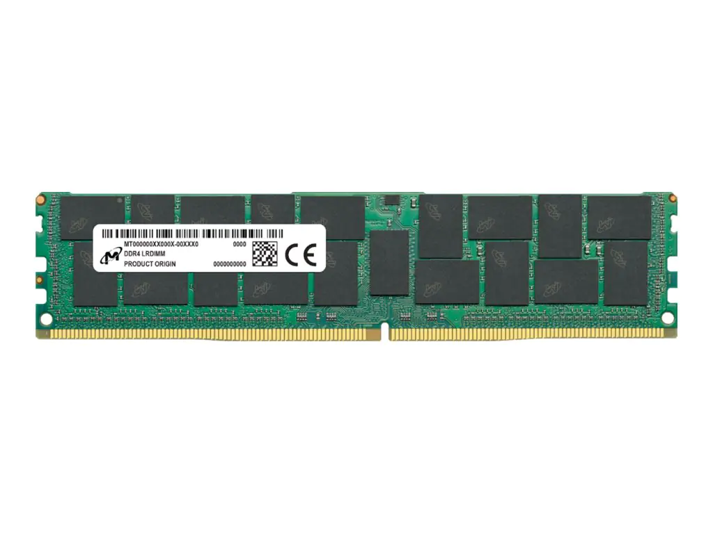 Micron - DDR4 - Modul - 128 GB - DIMM 288-PIN - 3200 MHz / PC4-25600 - CL22 - 1.2 V - Load-Reduced - ECC