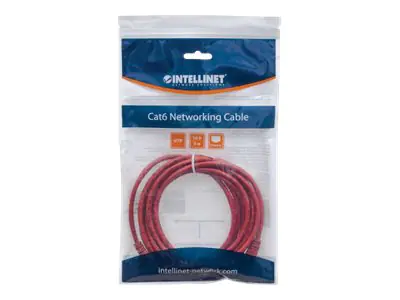Manhattan Patch-Kabel UTP-Kabel CAT 6 342179 3 m Rot