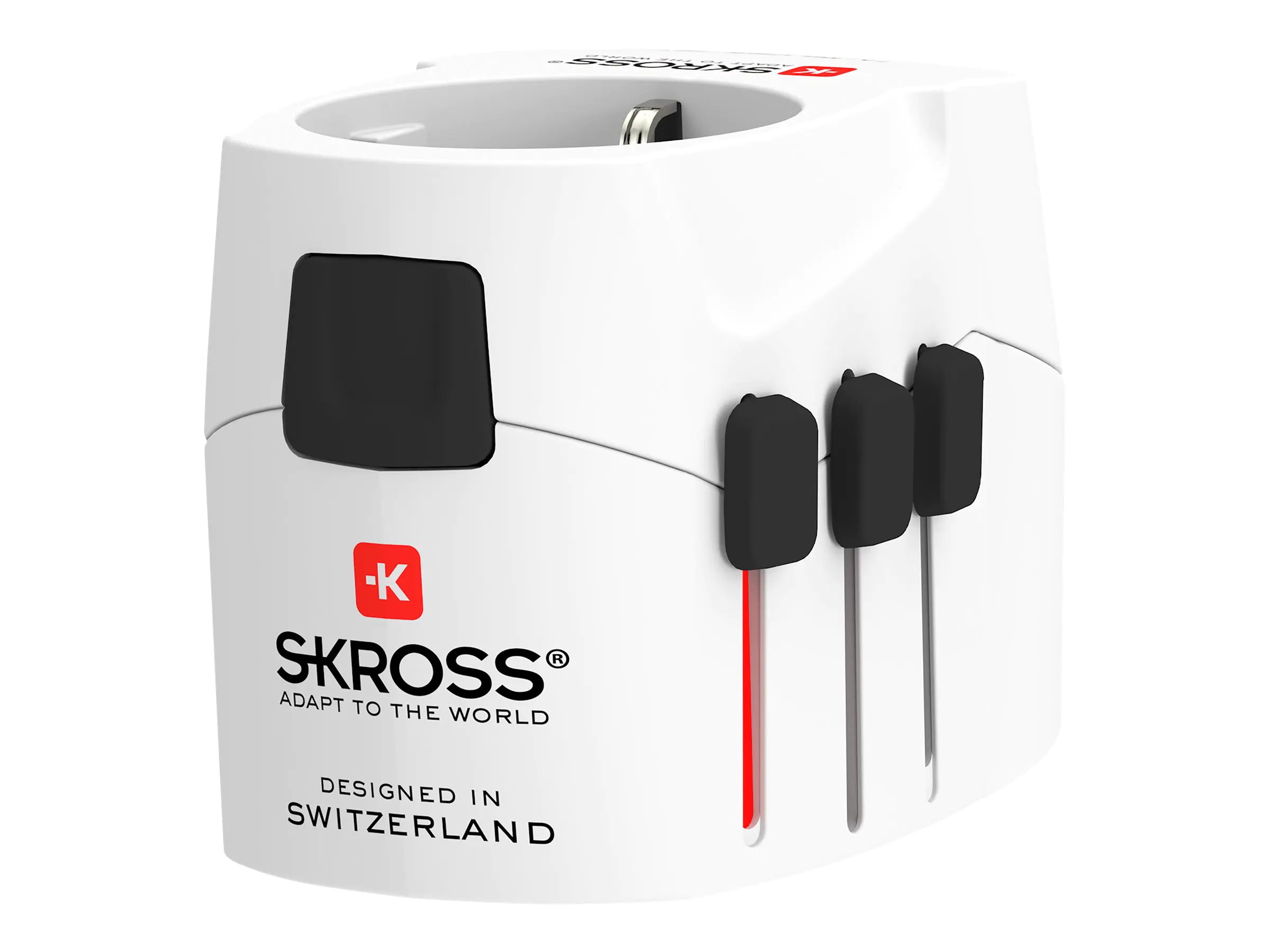 SKROSS World Travel Adapter PRO Light USB - Netzteil - Wechselstrom 100/250 V - weiß