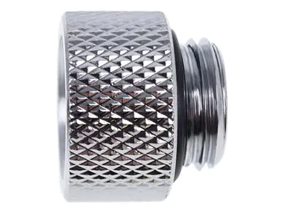 Alphacool Eiszapfen Connector Series Extension - Flüssigkühlsystemarmatur - Silber-Nickel