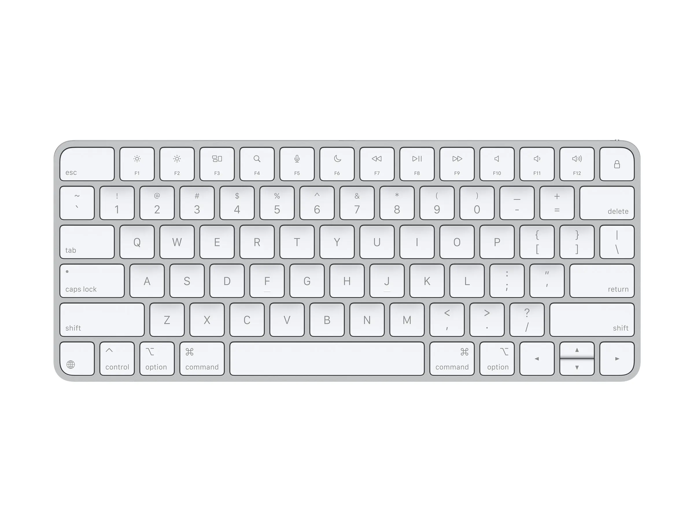 Apple Magic Keyboard - Tastatur - USB-C - kabellos - Bluetooth - QWERTY - US-Englisch