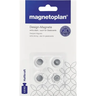 magnetoplan Magnet Design 1681020 Glasboard 20mm Acryl 4 St./Pack magnetoplan Magnet Design 1681020 Glasboard 20mm Acryl 4 St./Pack