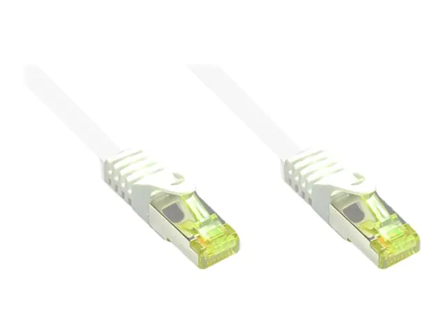 Good Connections - Patch-Kabel - RJ-45 (M) zu RJ-45 (M) - 2 m - SFTP, PiMF - CAT 7 - halogenfrei, geformt, ohne Haken - weiß
