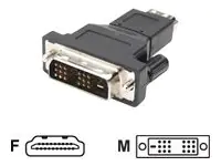 TECHly IADAP HDMI-651 - Video- / Audio-Adapter - HDMI weiblich zu DVI-D männlich