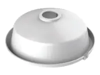 LevelOne CAS-7308 - Regenschutz für Kamerahülle - Wand montierbar - weiß - für LevelOne FCS-3084, FCS-3086, FCS-3087