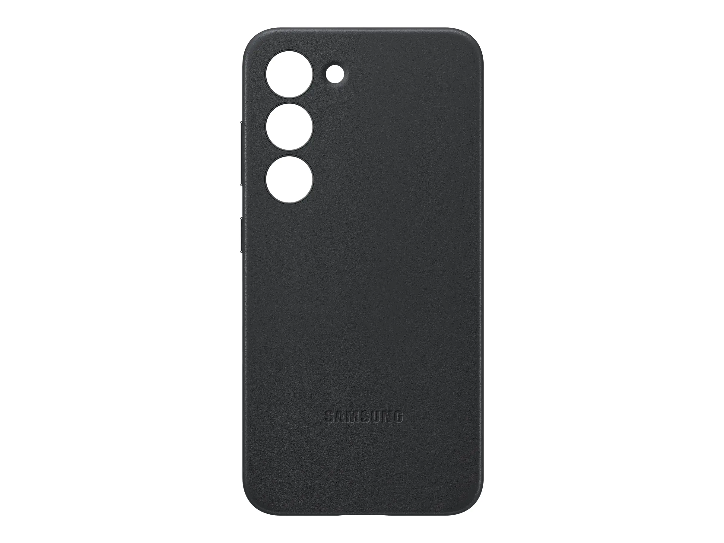 Samsung EF-VS911 - Hintere Abdeckung für Mobiltelefon - Echt Leder - Schwarz - für Galaxy S23