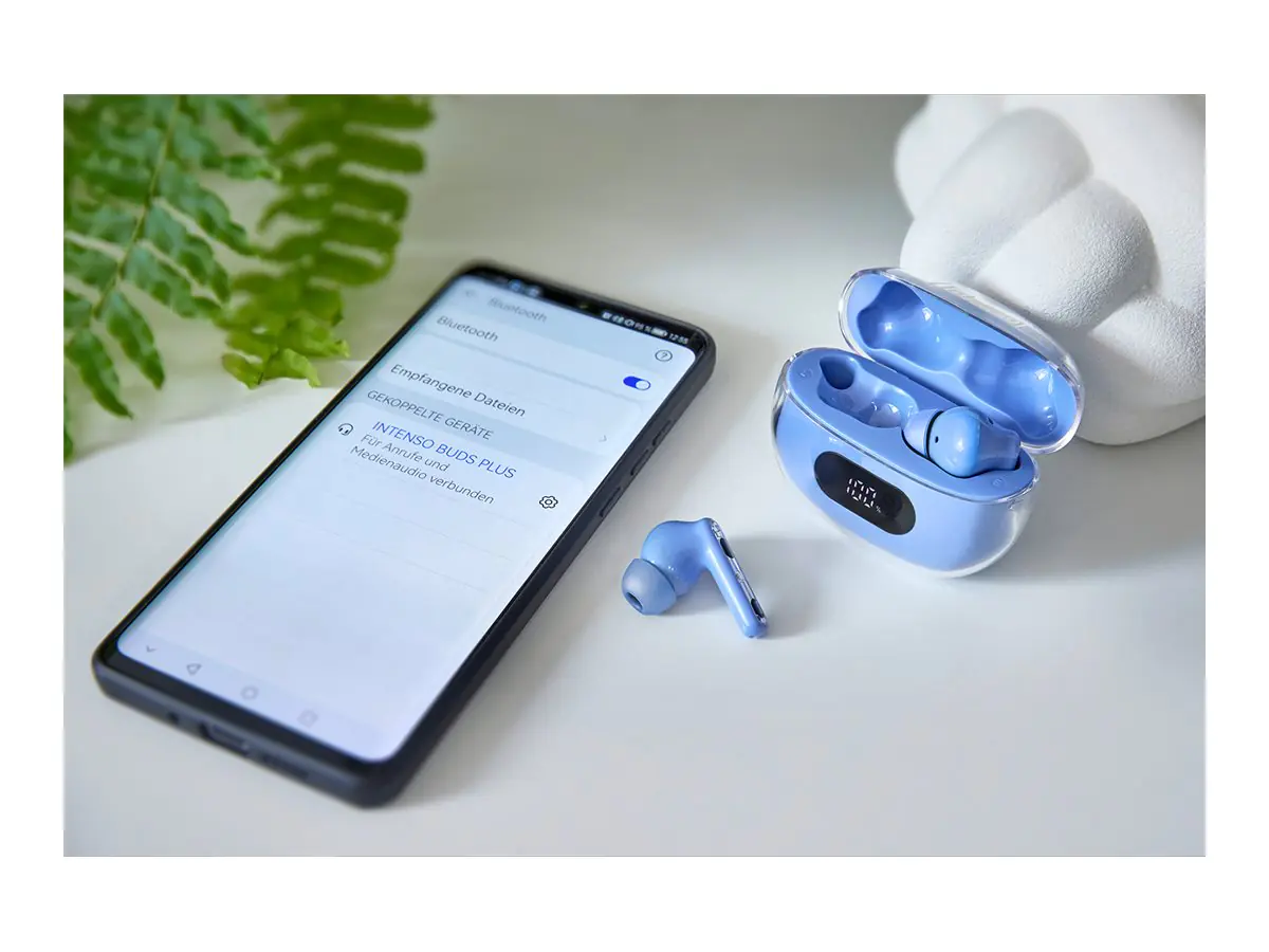 Intenso Buds Earphone Plus T315AE Blue