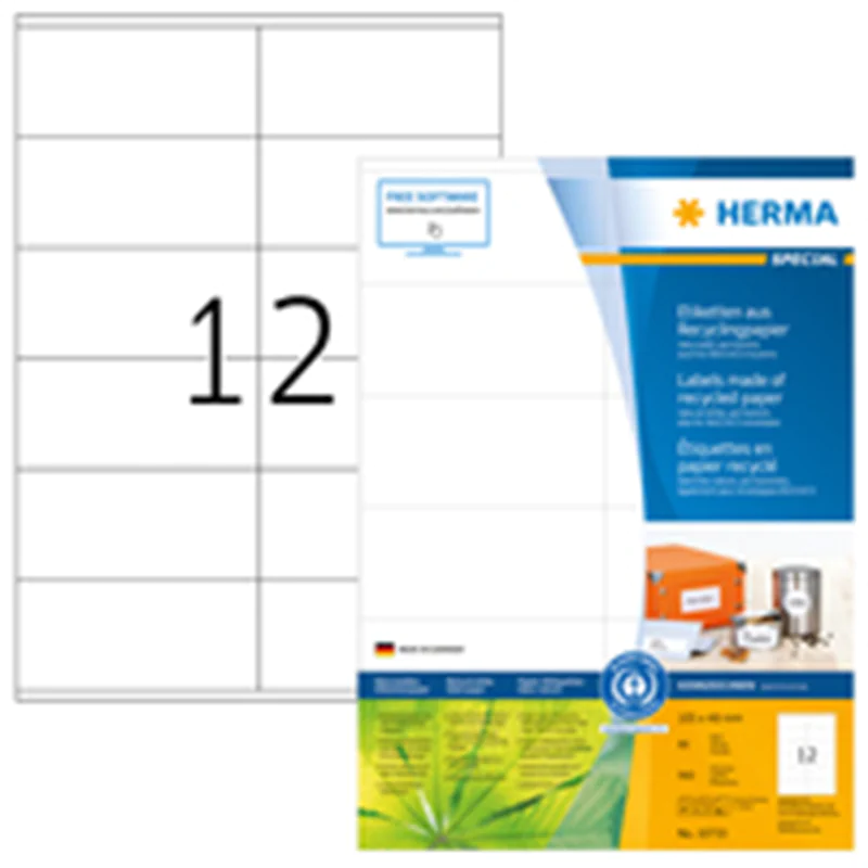 HERMA Etikett weiß matt RC 105x48mm 960 St./Pack.