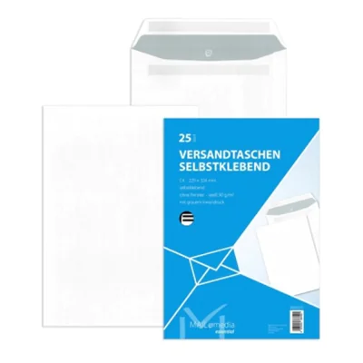 MAILmedia Versandtasche 30002515 C4 sk oF ws 25 St./Pack. MAILmedia Versandtasche 30002515 C4 sk oF ws 25 St./Pack.