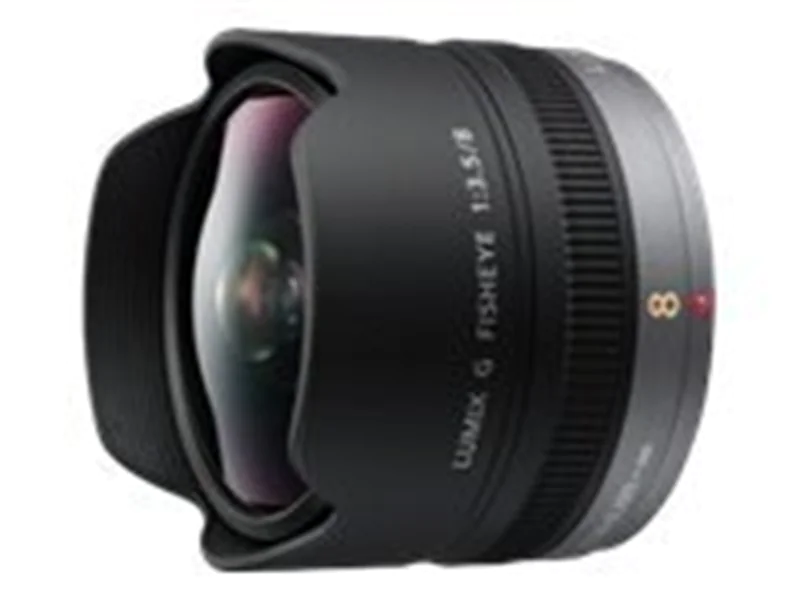 Panasonic Lumix H-F008E - Fischaugenobjektiv - 8 mm - f/3.5 ED - Micro Four Thirds - für Lumix GX7; Lumix G AG-GH4UP, DC-GX880, DMC-G70, G7M, GX8, GX80, GX8A, GX8H, GX8K, GX8M