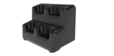 Zebra 4-Slot Charge Only Locking Cradle - Handgerät-Ladeständer und Netzteil - für Zebra EC50, EC55