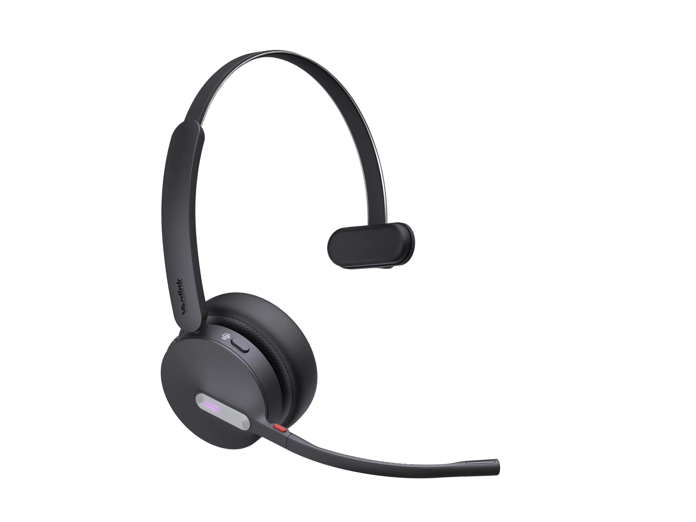 Yealink WH64 Mono - Headset - On-Ear - DECT / Bluetooth - kabellos - Zertifiziert für Microsoft Teams