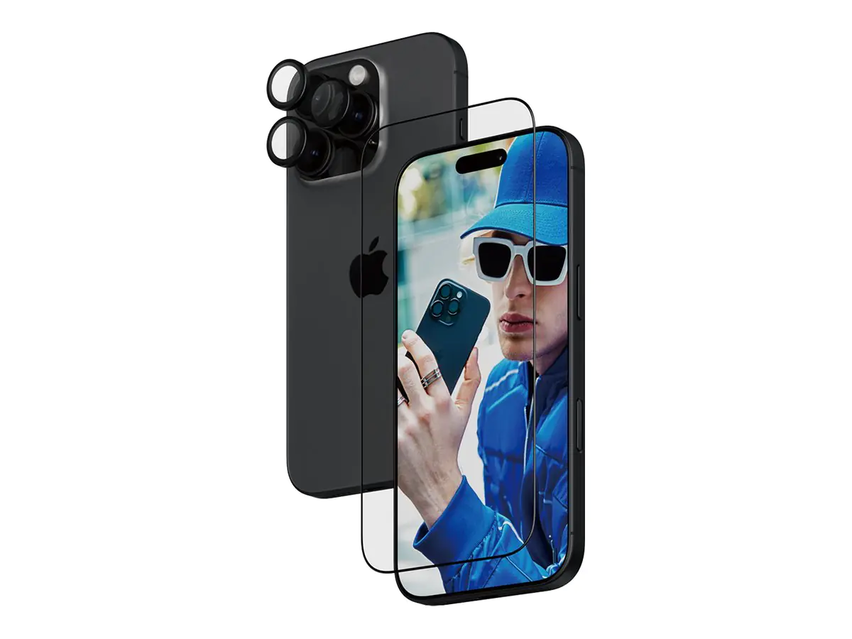 PanzerGlass 2-in-1 Schutz - Schutzkit Display/Objektiv für Handy