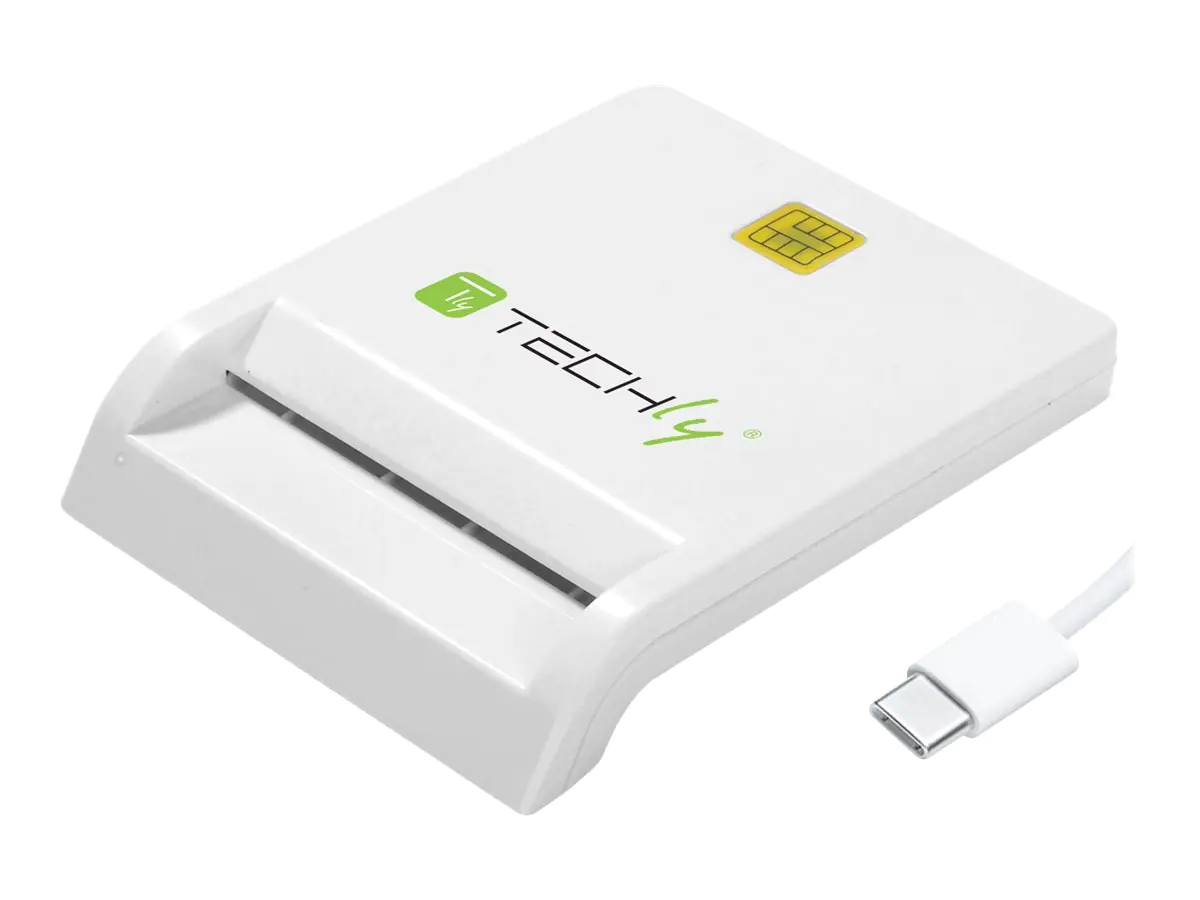 TECHly - SmartCard-Leser/-Schreiber - USB-C - weiß