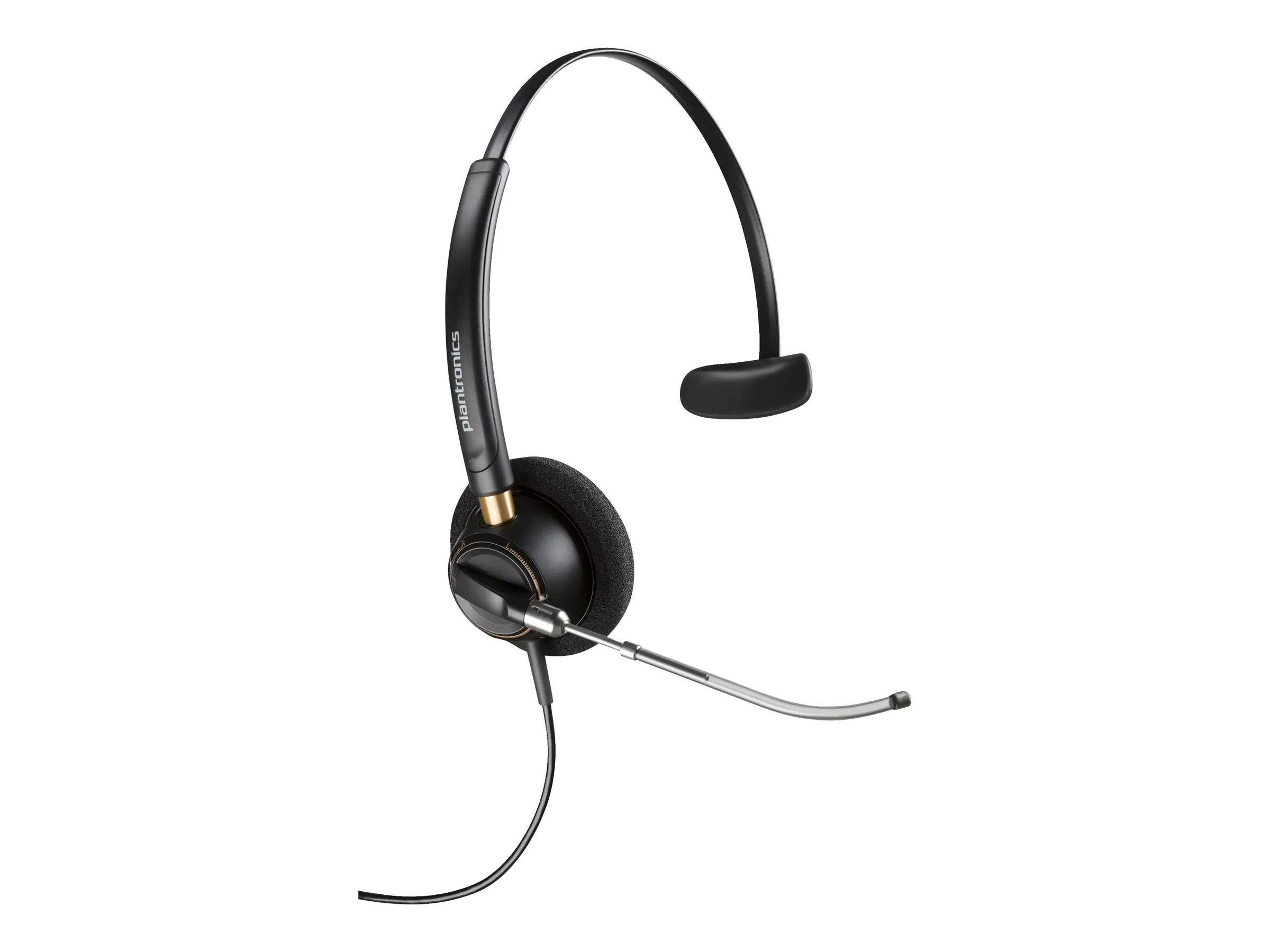 Poly EncorePro 510V - EncorePro 500 series - Headset - On-Ear - kabelgebunden - 3,5 mm Stecker - Schwarz - Zertifiziert für Skype für Unternehmen, UC-zertifiziert Poly EncorePro 510V - EncorePro 500 series - Headset - On-Ear - kabelgebunden - 3,5 mm Stecker - Schwarz - Zertifiziert für Skype für Unternehmen, UC-zertifiziert