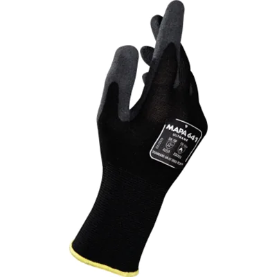 MAPA Arbeitshandschuh Ultrane 641 9 II Nitrilschaum schwarz MAPA Arbeitshandschuh Ultrane 641 9 II Nitrilschaum schwarz