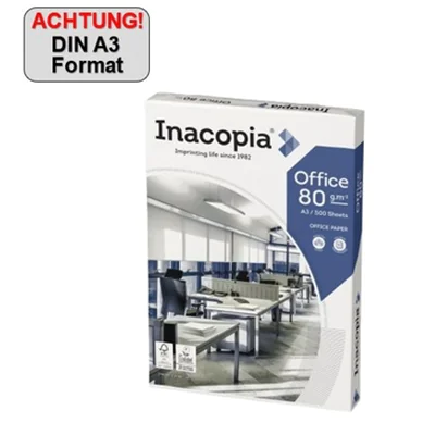 Inacopia Kopierpapier office 020808010561 A3 80g 500 Bl./Pack. Inacopia Kopierpapier office 020808010561 A3 80g 500 Bl./Pack.