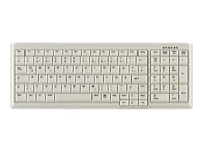 Cherry Active Key AK-7000 - Tastatur - USB - USA - Hellgrau