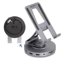 Delock - Dockingstation + Tablet-Ständer - für Tablet, Laptop - USB-C / Thunderbolt 3 - HDMI