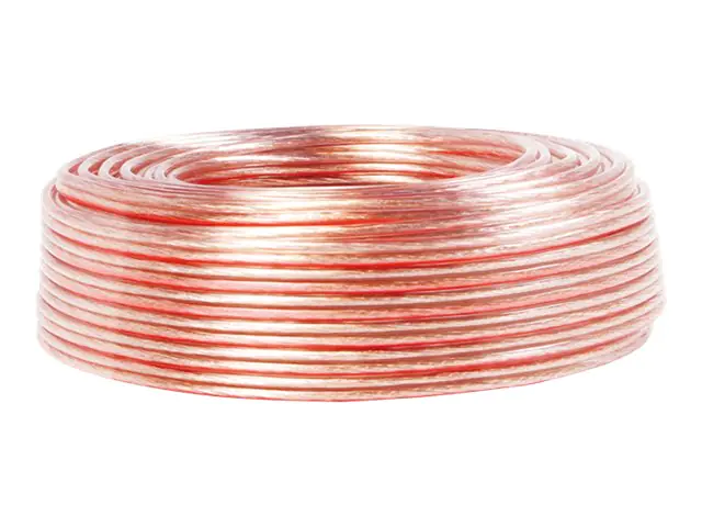 LogiLink - Lautsprecherkabel - 0.75 mm² - 25 m - durchsichtig