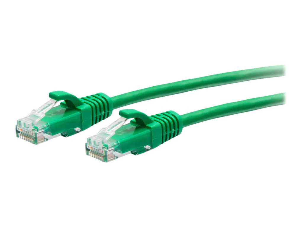 C2G 1ft (0.3m) Cat6a Snagless Unshielded (UTP) Slim Ethernet Network Patch Cable - Green - Patch-Kabel - RJ-45 (M) zu RJ-45 (M) - 30 cm - 4.8 mm - UTP - CAT 6a - geformt, ohne Haken - grün