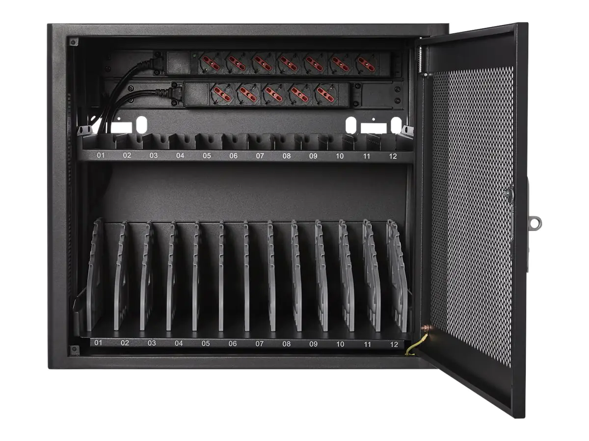 V7 CHGSTA12AC-1E - Gehäuse - für 12 Tablets / Notebooks - verriegelbar - hochwertiger, kalt gerollter Stahl - Schwarz - Bildschirmgröße: bis zu 38,1 cm (bis zu 15 Zoll) - Wandmontage, Schreibtisch V7 CHGSTA12AC-1E - Gehäuse - für 12 Tablets / Notebooks - verriegelbar - hochwertiger, kalt gerollter Stahl - Schwarz - Bildschirmgröße: bis zu 38,1 cm (bis zu 15 Zoll) - Wandmontage, Schreibtisch