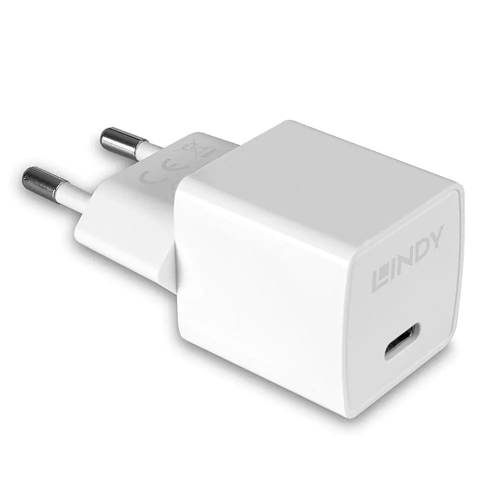 Lindy - Netzteil - 20 Watt - 3 A - PD (24 pin USB-C) - weiß