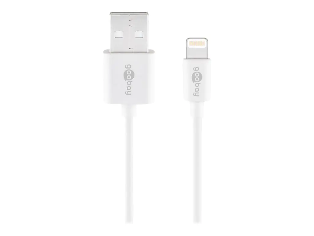 Wentronic goobay - Netzteil - 5 Watt - 1 A (USB) - auf Kabel: Lightning