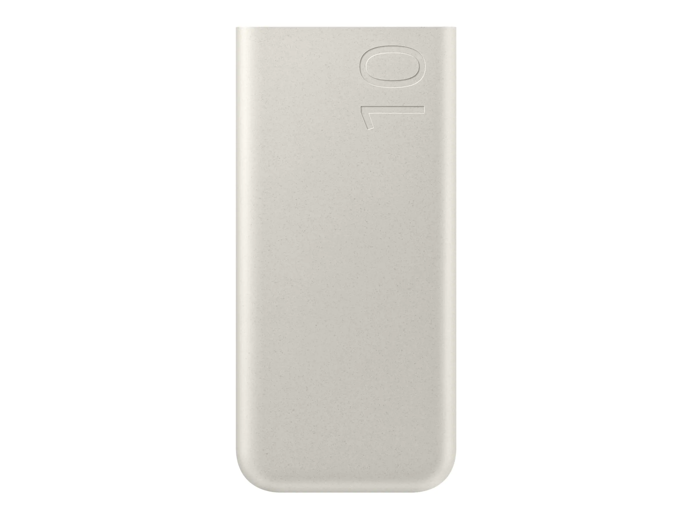 Samsung Galaxy EB-P3400 - Powerbank - 10000 mAh - 25 Watt - 2770 mA - SFC, PD 3.0 - 2 Ausgabeanschlussstellen (24 pin USB-C) - auf Kabel: USB-C - beige
