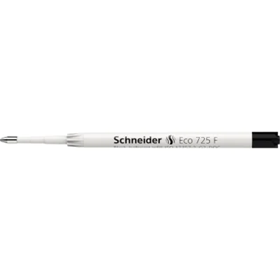 Schneider Schreibgeräte Eco 725, Schwarz, Fein, Weiß, Edelstahl, G2, Kugelschreiber 172501
