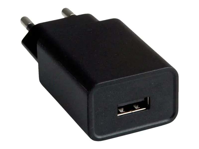 VALUE - Netzteil - Wechselstrom 100-240 V - 12 Watt - Europa - Schwarz