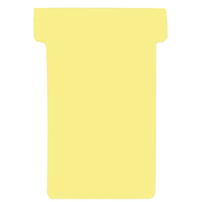 Franken T-Karte TK204 Größe2 84x48mm gelb 100 St./Pack.