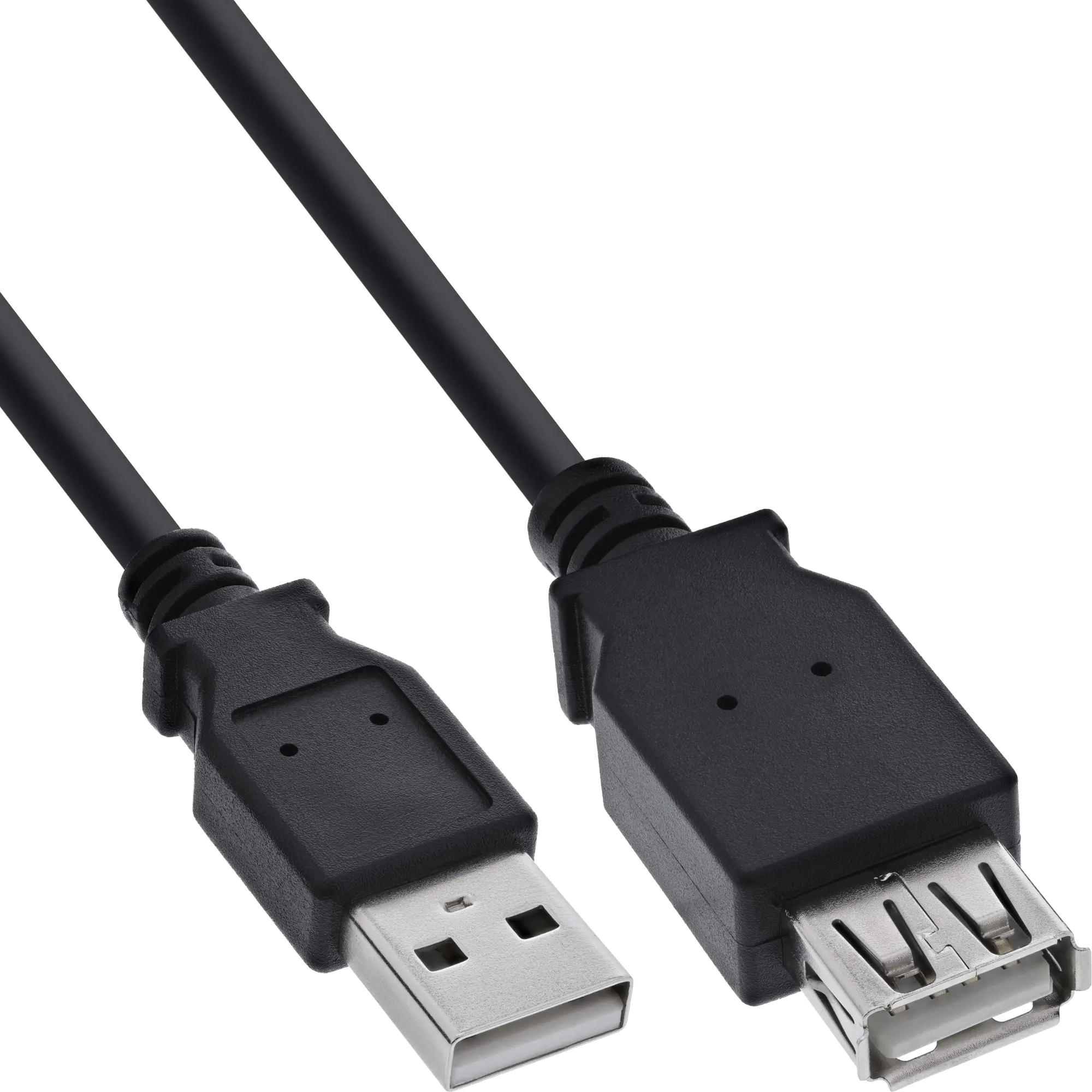 InLine USB 2.0 Verlängerung - Stecker / Buchse - Typ A - schwarz - 2m 34602B