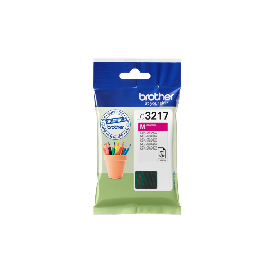 Brother LC3217M - Magenta - Original - Tintenpatrone - für INKvestment Business Smart Plus MFC-J5930; INKvestment Business Smart Pro MFC-J6935 Brother LC3217M - Magenta - Original - Tintenpatrone - für INKvestment Business Smart Plus MFC-J5930; INKvestment Business Smart Pro MFC-J6935