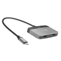 J5Create JCA465 - Videoadapter - 24 pin USB-C männlich zu HDMI weiblich - 20 cm - Weltraum grau/schwarz - Support von 8K 60 Hz, dual 4K60Hz support