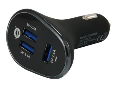 Conceptronic CARDEN - Auto-Netzteil - 31.5 Watt - 6.3 A - 3 Ausgabeanschlussstellen (USB) Conceptronic CARDEN - Auto-Netzteil - 31.5 Watt - 6.3 A - 3 Ausgabeanschlussstellen (USB)