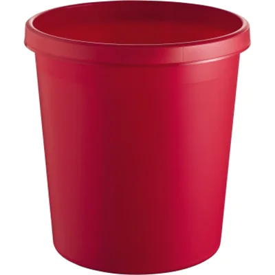 Helit Papierkorb 18 l rot H6105825