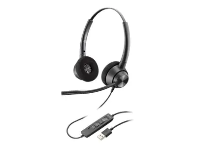 Poly EncorePro 320, USB-A - 300 Series - Headset - On-Ear - kabelgebunden - USB