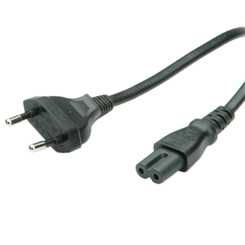 VALUE - Stromkabel - Eurostecker (M) zu IEC 60320 C7 - Wechselstrom 250 V - 2.5 A - 1.8 m - Schwarz VALUE - Stromkabel - Eurostecker (M) zu IEC 60320 C7 - Wechselstrom 250 V - 2.5 A - 1.8 m - Schwarz