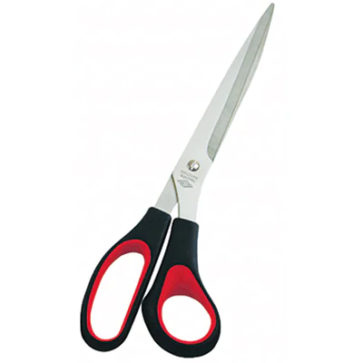 WEDO Schere 97610 25,5cm Edelstahl Softgriff schwarz/rot WEDO Schere 97610 25,5cm Edelstahl Softgriff schwarz/rot