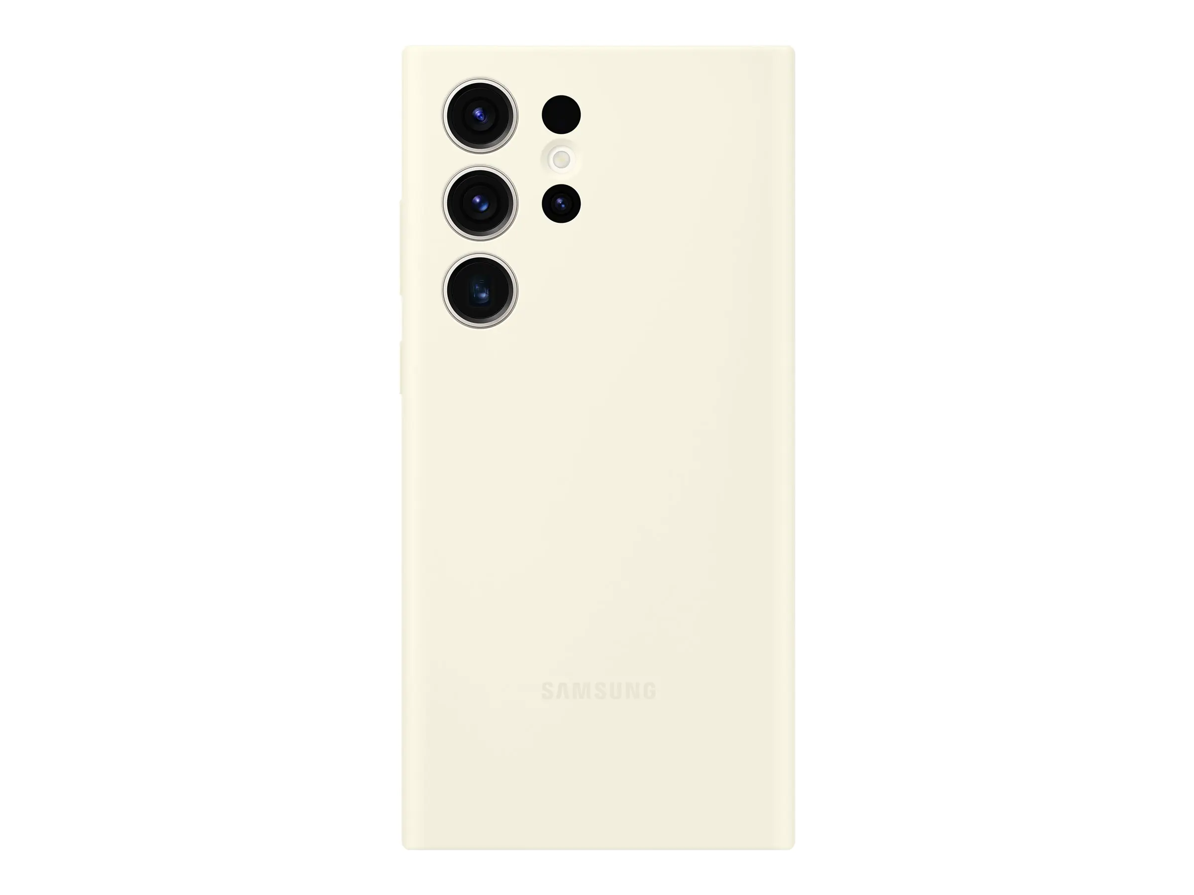 Samsung EF-PS918 - Hintere Abdeckung für Mobiltelefon - Silikon - Cremefarben - für Galaxy S23 Ultra