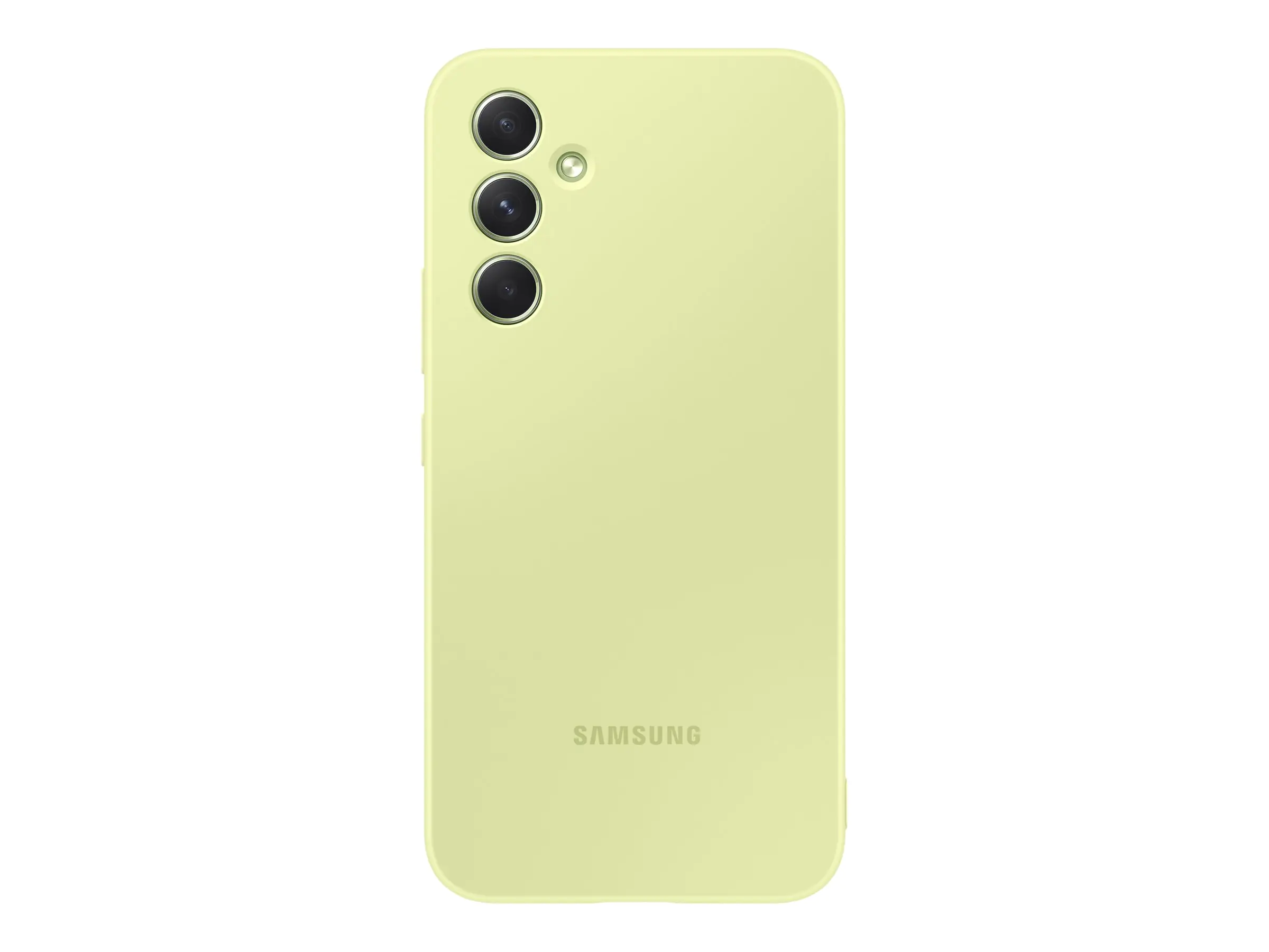 Samsung EF-PA546 - Hintere Abdeckung für Mobiltelefon - Silikon - gelbgrün - für Galaxy A54