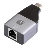 Techly Adapter USB-C M auf RJ45 F Ethernet 1000Mbps